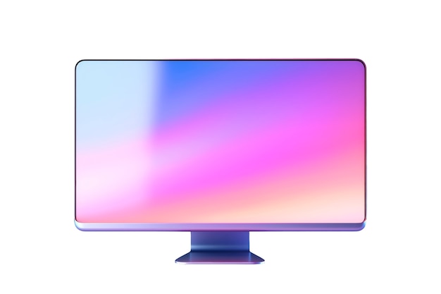 PSD gratuito pantalla de televisión moderna aislada