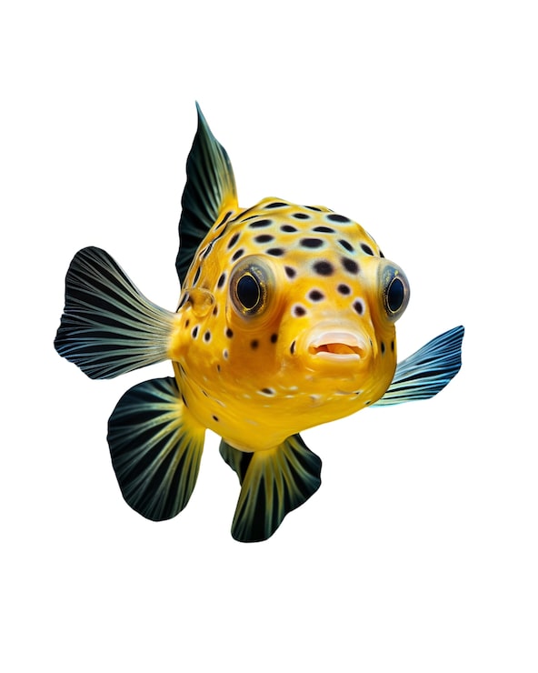 PSD gratuito peces que nadan aislados