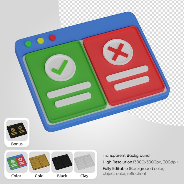 PSD Gratis peramban web 3d