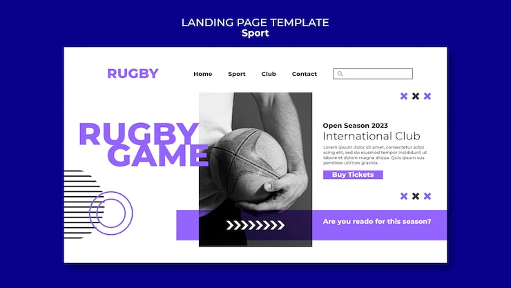 PSD gratuito plantilla de deporte de diseño plano