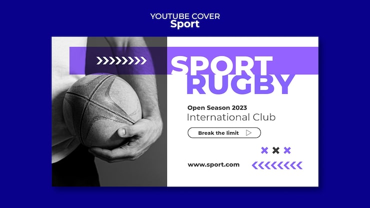 PSD gratuito plantilla de deporte de diseño plano