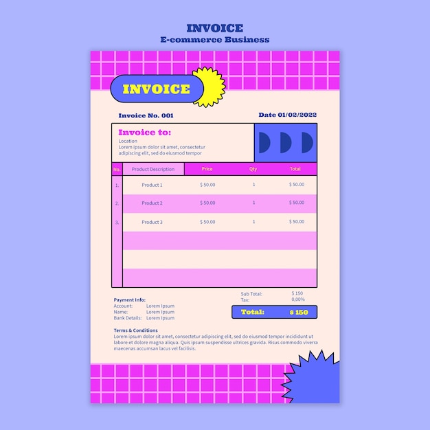Gratis PSD platte ontwerp e-commerce sjabloon