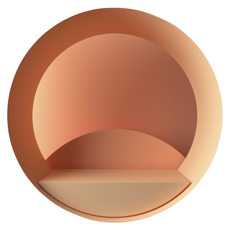 PSD gratuito el podio de renderización 3d está aislado.