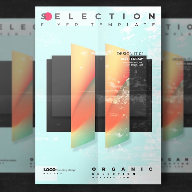 PSD Gratis poster desain kreatif