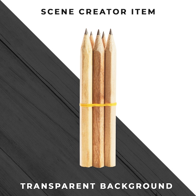 Gratis PSD potloodobject transparant psd