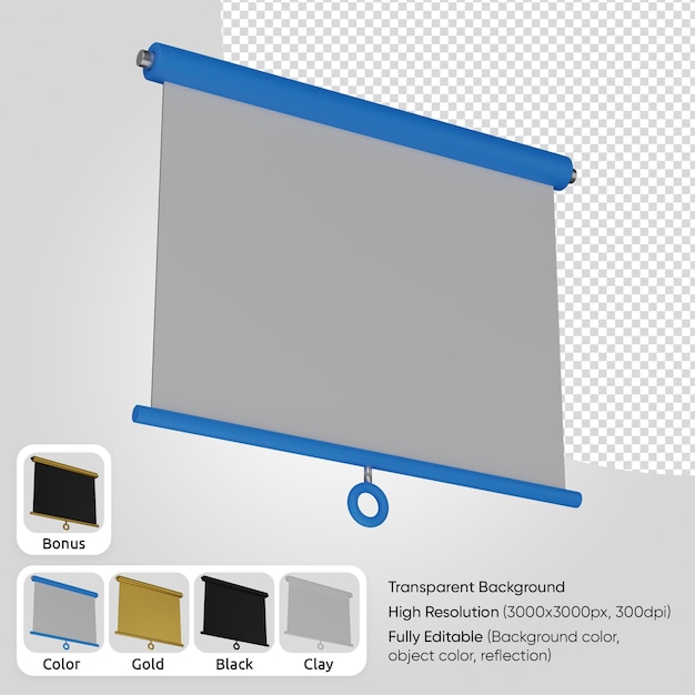 PSD gratuito presentación 3d