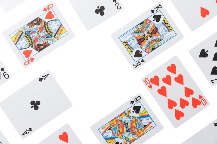 PSD gratuito un primer plano de las cartas