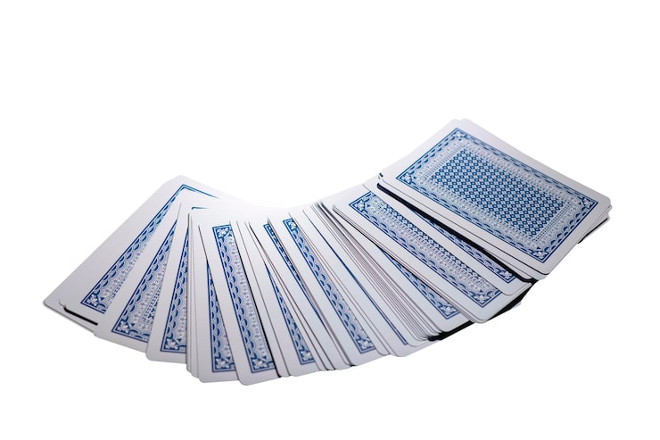 PSD gratuito un primer plano de las cartas