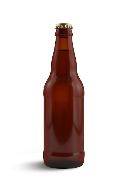 PSD gratuito un primer plano de la cerveza aislada