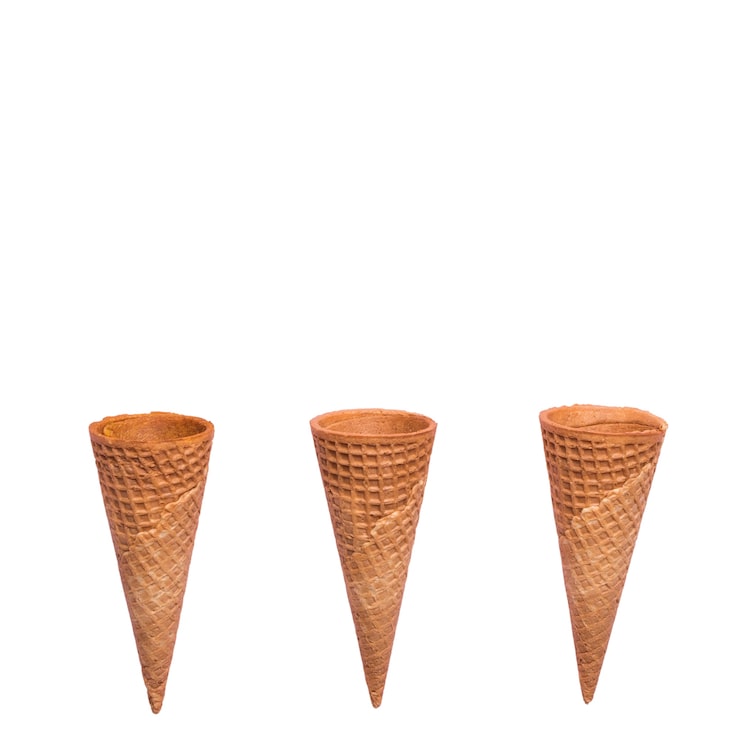 PSD gratuito primer plano de deliciosos conos de helado