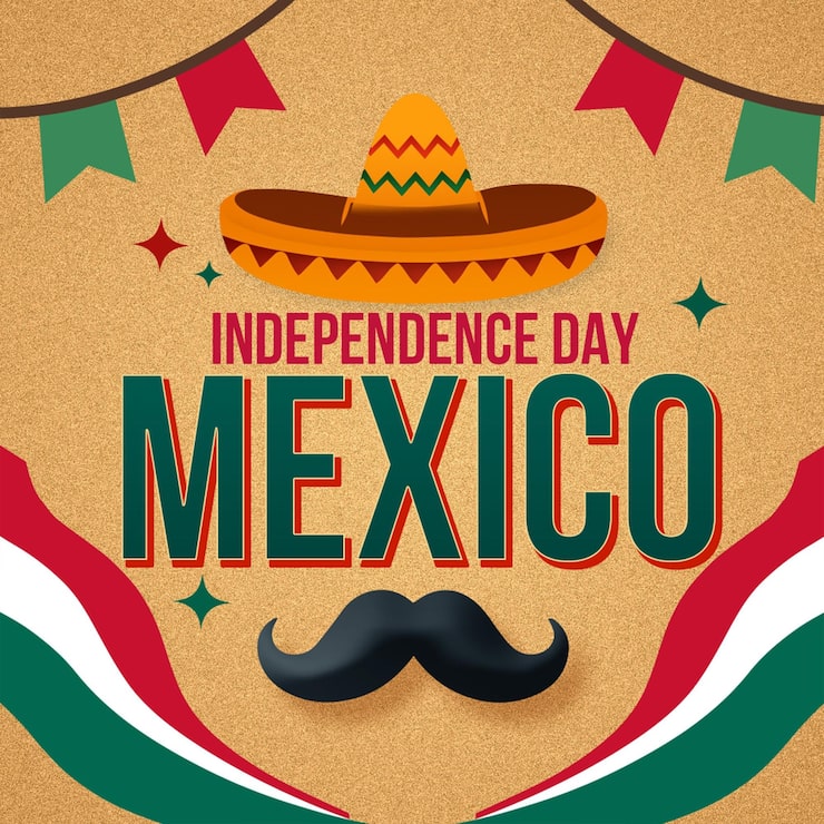 PSD gratuito publicación del día de la independencia de méxico