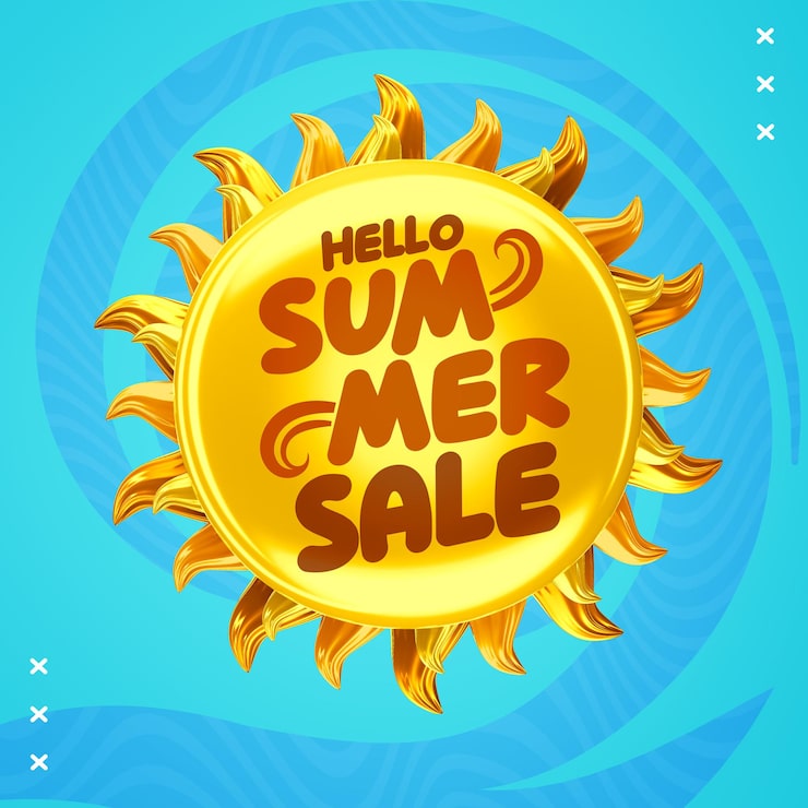 PSD gratuito publicación en redes sociales hola oferta de verano