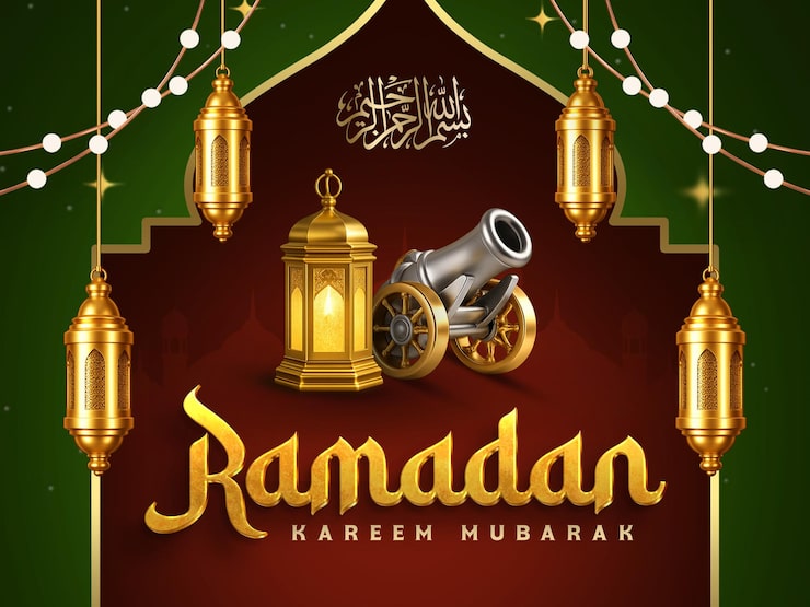 Gratis PSD ramadan kareem mubarak bewerkbaar teksteffect