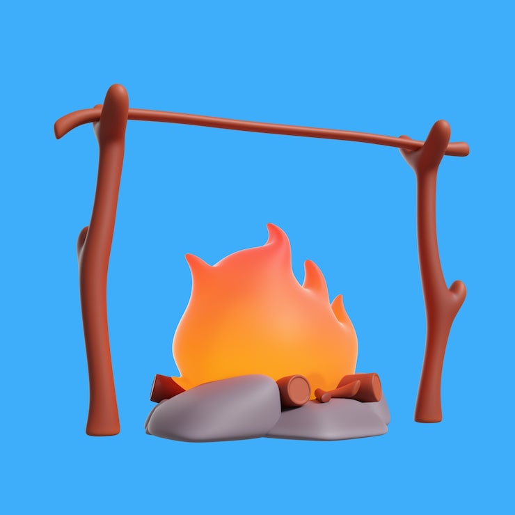 PSD gratuito rappresentazione 3d dell'icona preistorica