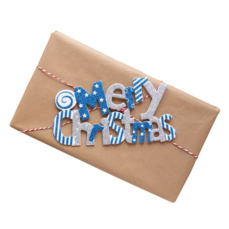 PSD gratuito el regalo de navidad aislado.