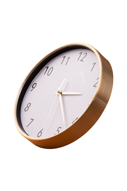 PSD gratuito reloj de pared aislado