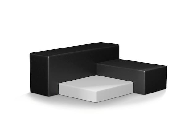 PSD gratuito rendering en 3d del podio aislado