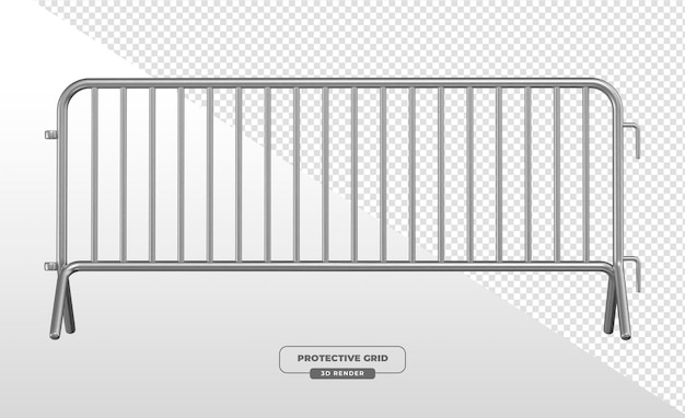 PSD gratuito renderización de la barrera protectora para el control de multitudes
