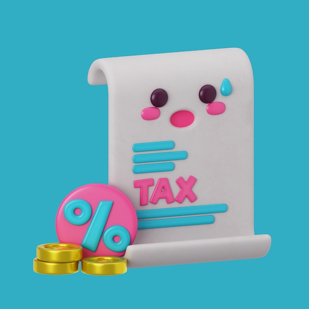 PSD gratuito renderizado en 3d del icono de ahorro de kawaii
