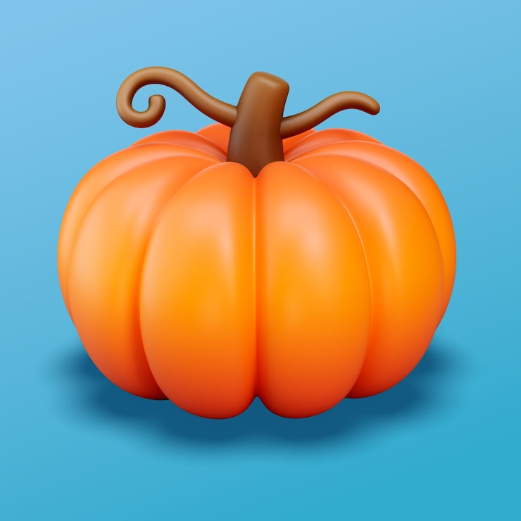 PSD gratuito renderizado en 3d del icono del otoño