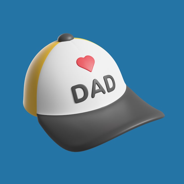 PSD gratuito representación 3d del icono del día del padre
