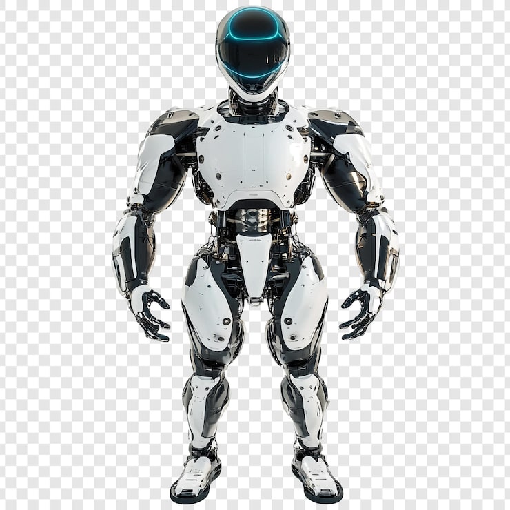 PSD gratuito robot futuristico tecnologia umanoide avanzata