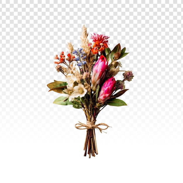 PSD gratuito roca de flores secas rústicas