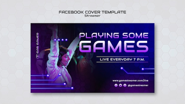 Gratis PSD sjabloon voor verloopstreamer