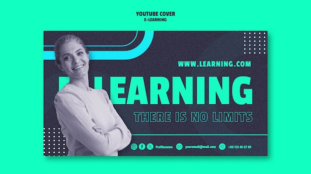 Gratis PSD sjabloonontwerp voor e-learning