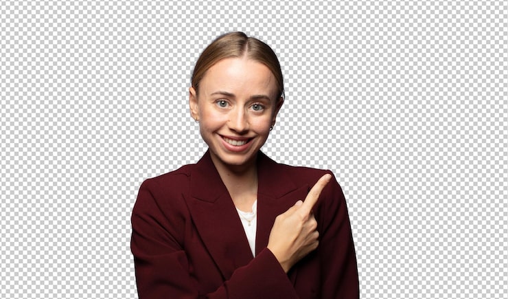 PSD gratuito sonriendo alegremente sintiéndose feliz y apuntando hacia un lado y hacia arriba mostrando el objeto en el espacio de la copia