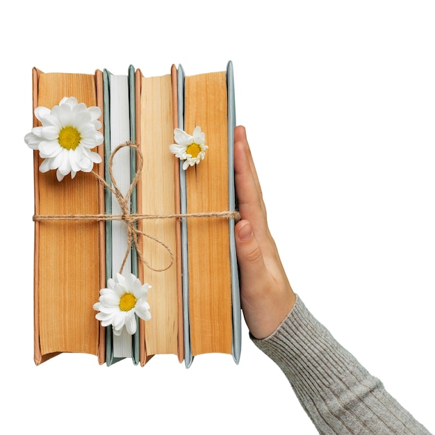 Gratis PSD stapel boeken geïsoleerd