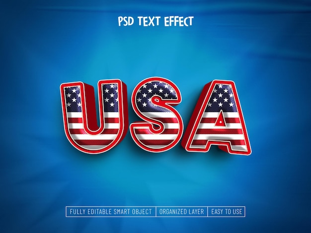 Gratis PSD teksteffect in de vs.