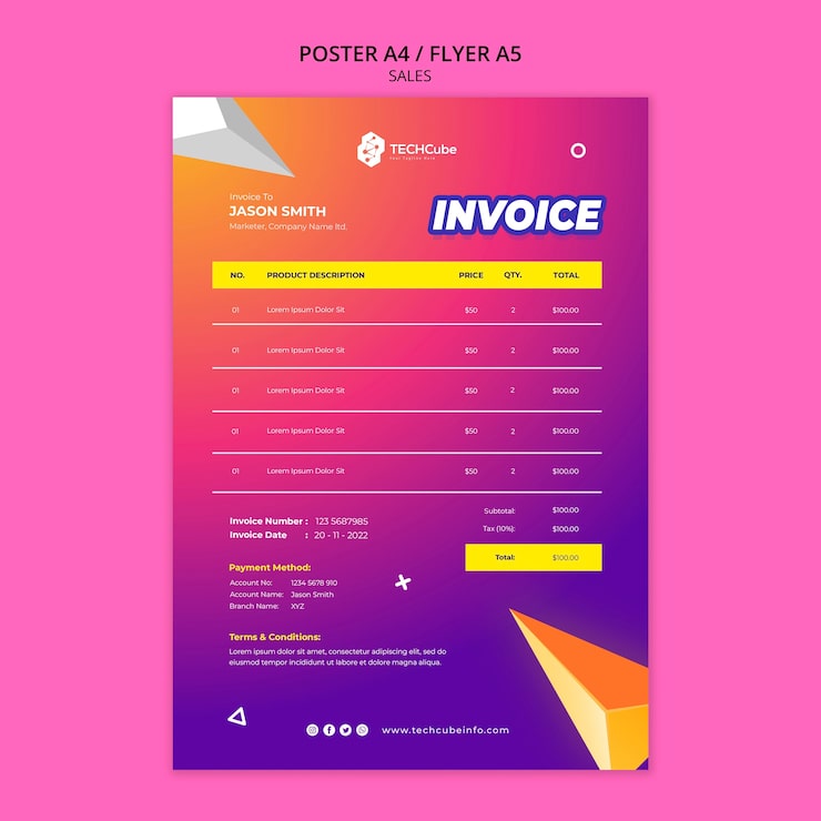PSD Gratis templat poster diskon penjualan