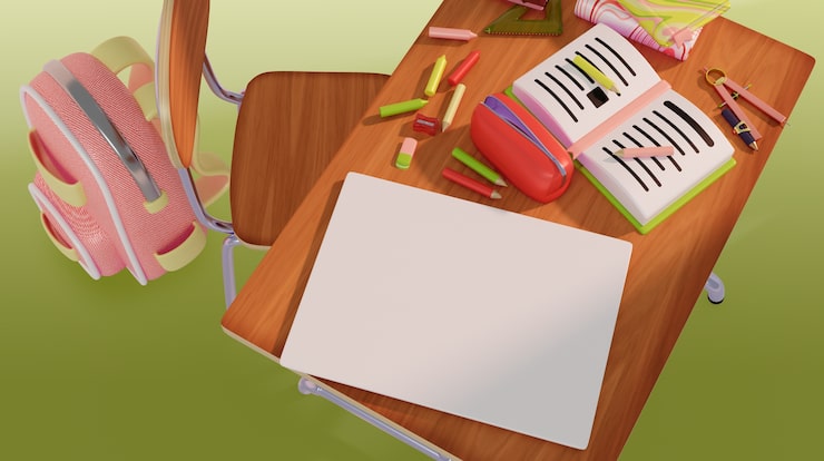 Gratis PSD terug naar school verkoop lege banner achtergrond