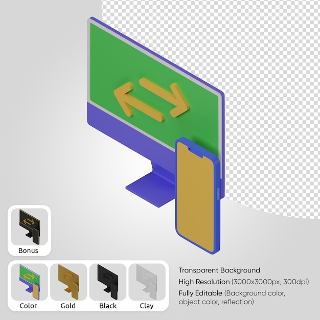 PSD Gratis transfer file 3d