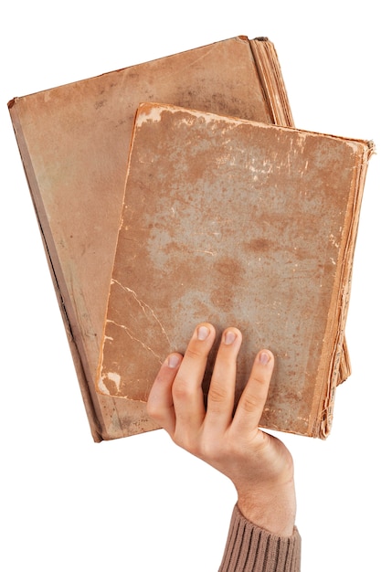 PSD Gratis tumpukan buku terisolasi