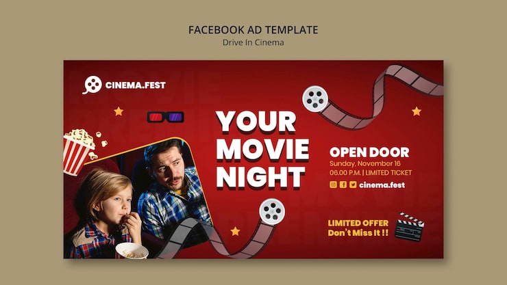 PSD gratuito unità gradiente nel design del modello cinematografico