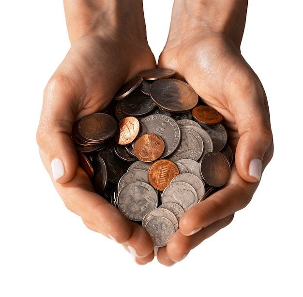 PSD gratuito varias monedas aisladas