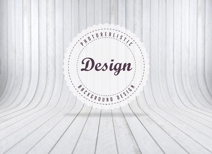 PSD gratuit arrière-plan à texture de bois blanc