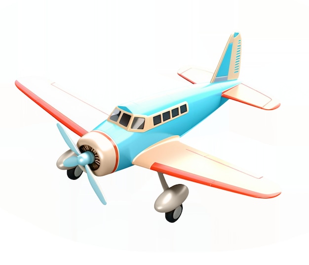 PSD gratuit avion volant isolé