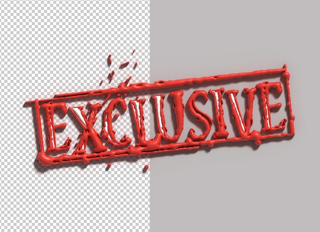 PSD gratuit conception d'illustration 3d typographique de lettrage exclusif 3d