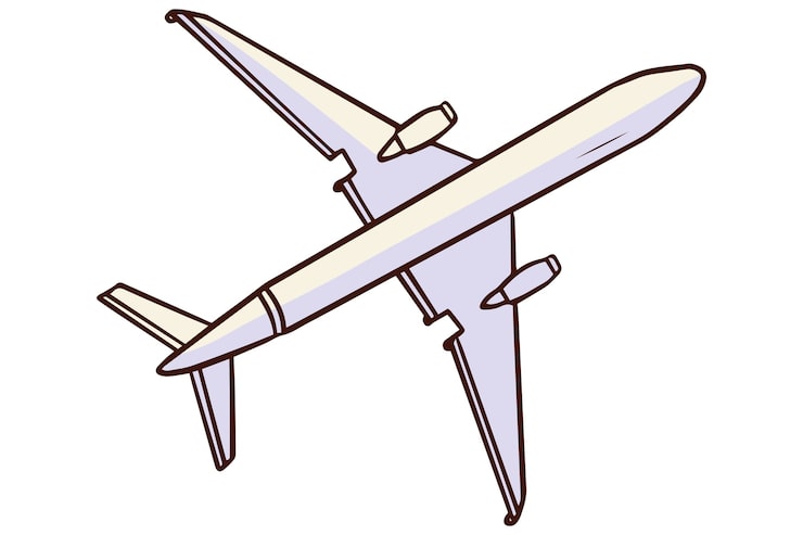 PSD gratuit conception de l'illustration de l'avion