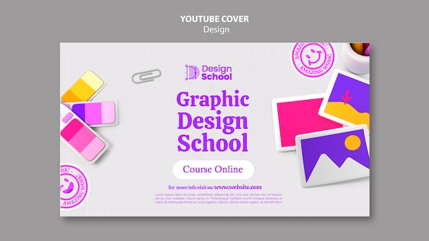 PSD gratuit conception de modèle de conception graphique
