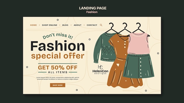 PSD gratuit conception de modèles de mode