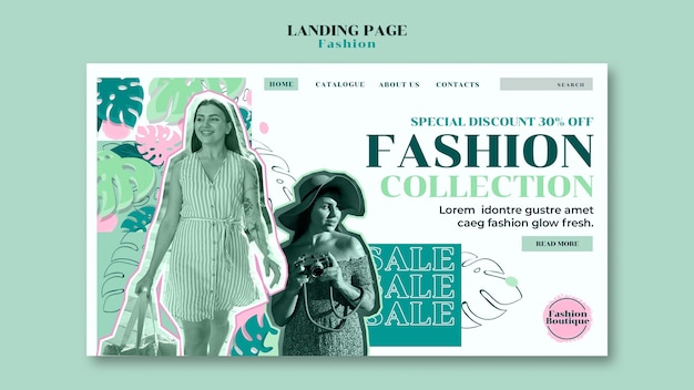 PSD gratuit conception de modèles de mode