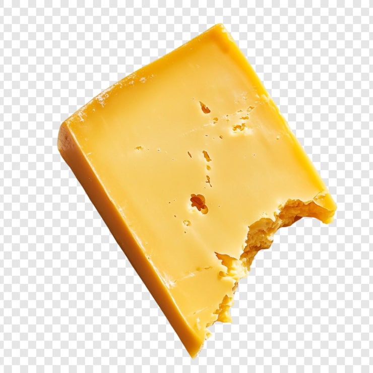 PSD gratuit une délicieuse bouchée de fromage cheddar vieilli