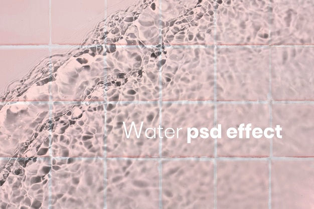 PSD gratuit effet psd de l'eau, module complémentaire photoshop