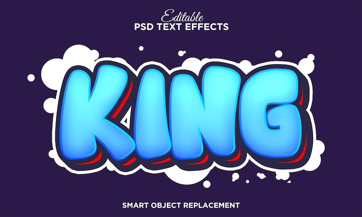 PSD gratuit effet de texte graffiti gras pour la culture des jeunes