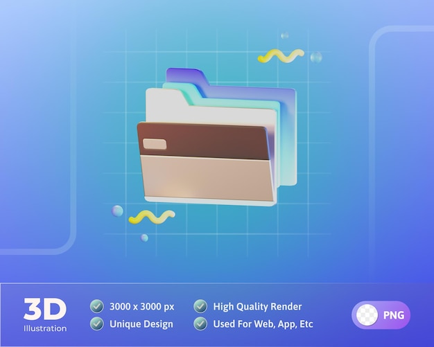 PSD gratuit fichiers numériques illustration 3d