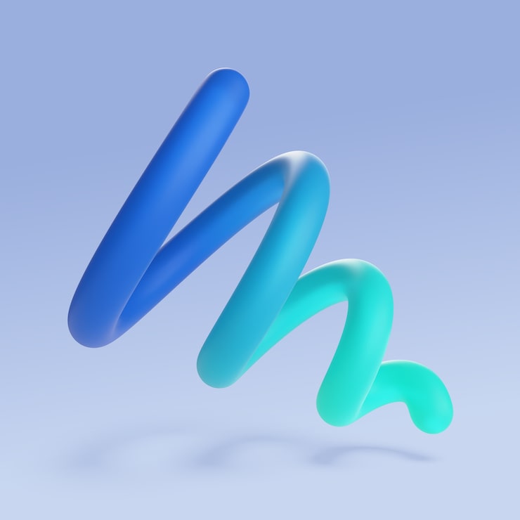 PSD gratuit icône de forme fluide abstraite en 3d